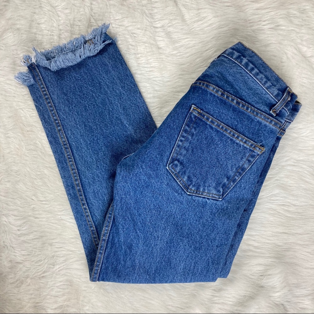 John Galt Brandy Melville Raw Hem Jeans Size 28